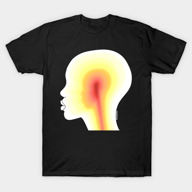 Headspace Aura Yellow T-Shirt by TheBadNewsB